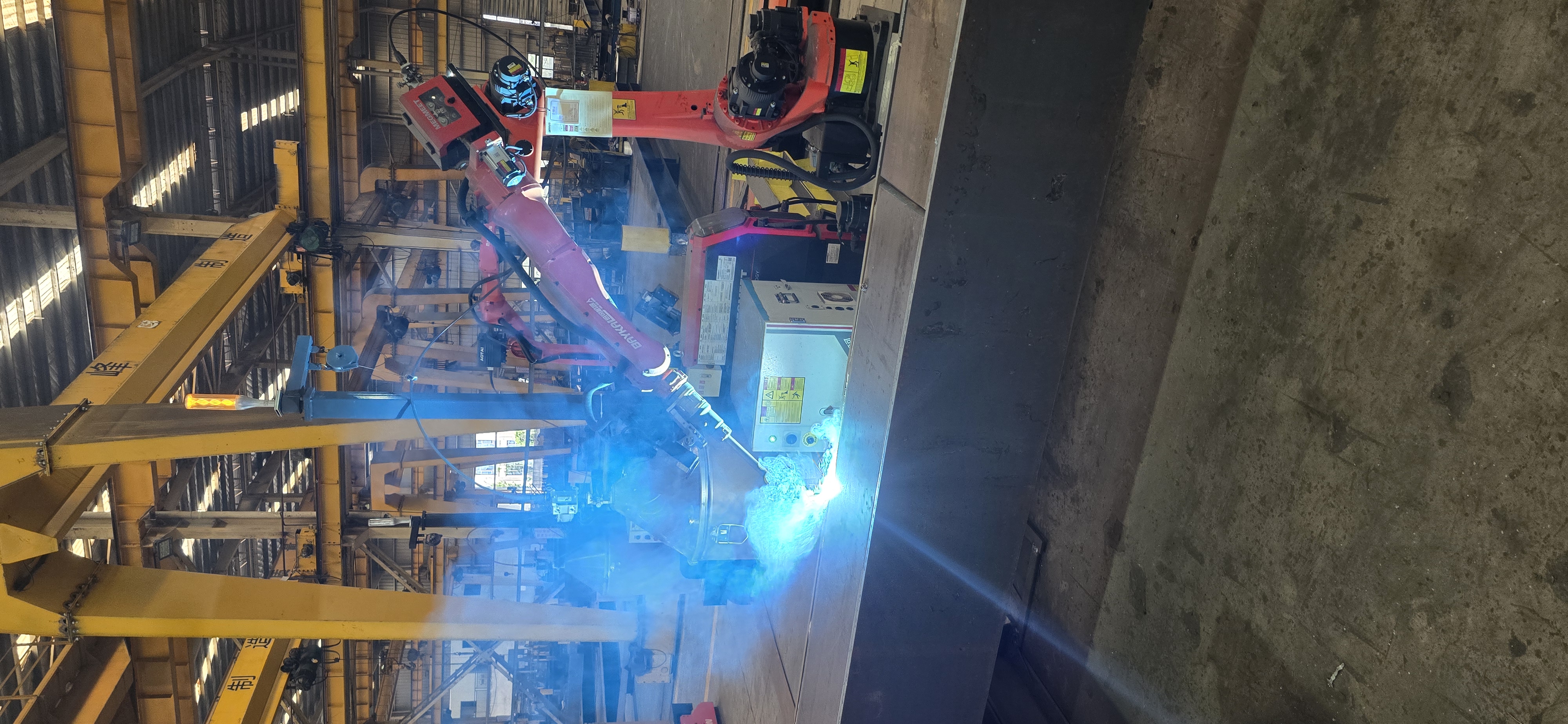 Welding production area
