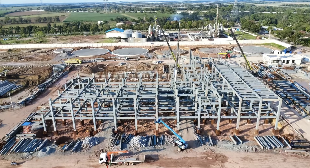 Reference industrial steel frame erection stage for Australia steel structure buyers
