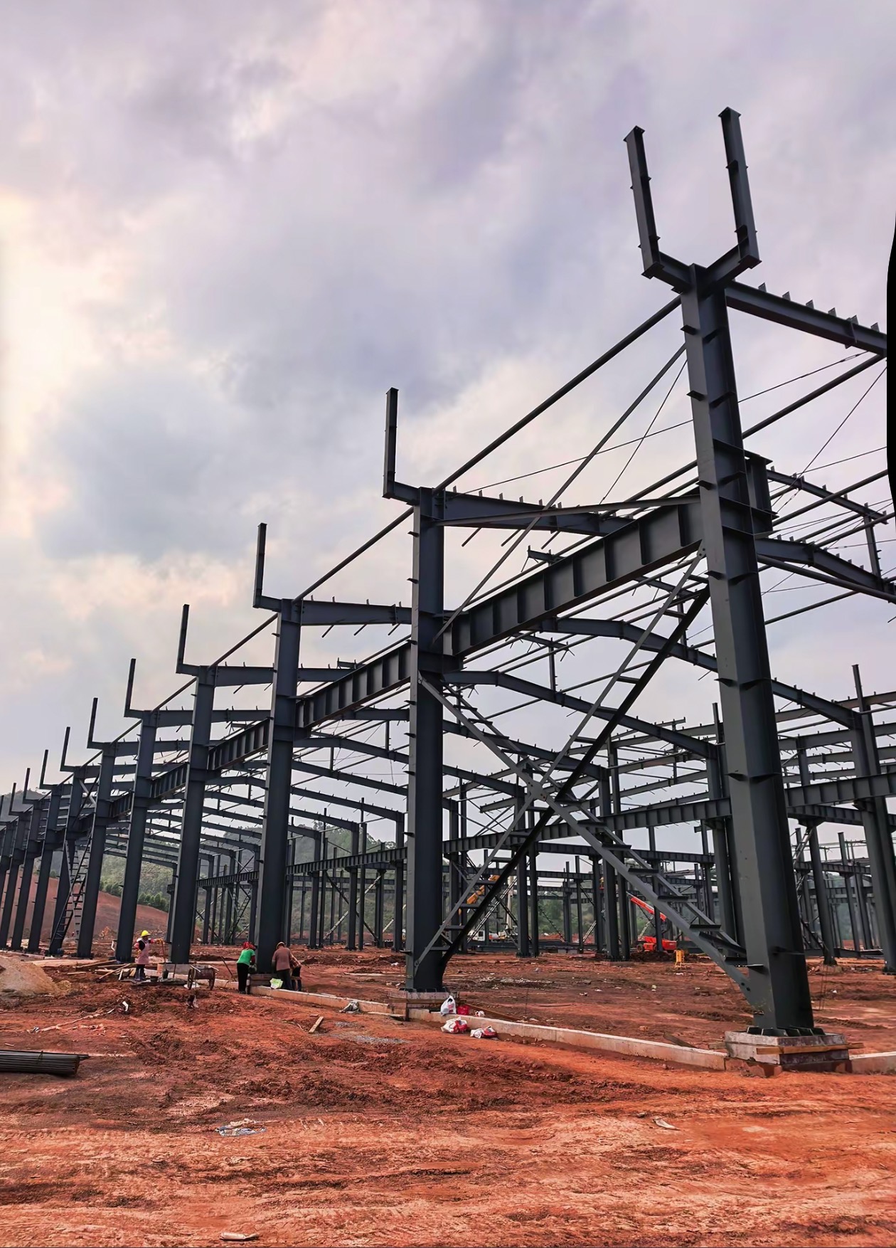 Jubail warehouse steel structure quotation support with completed steel warehouse frame