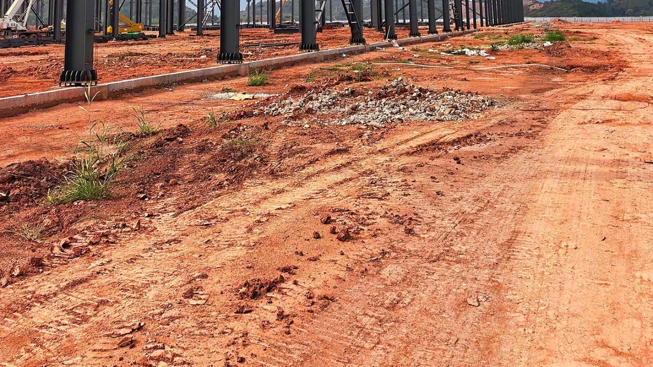 Steel structure frame project prepared from fabrication drawings for Saudi Arabia industrial building quotation