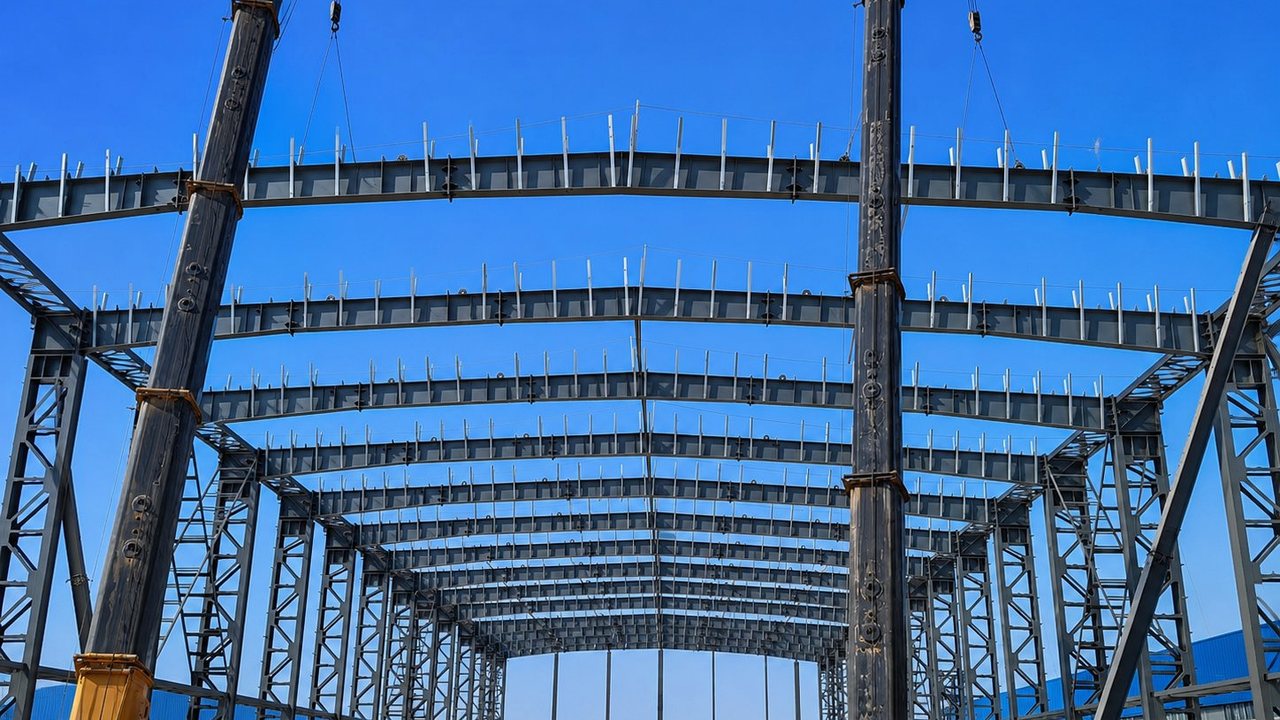 Structural Steel Manufacturer for Industrial Building Projects steel structure project image
